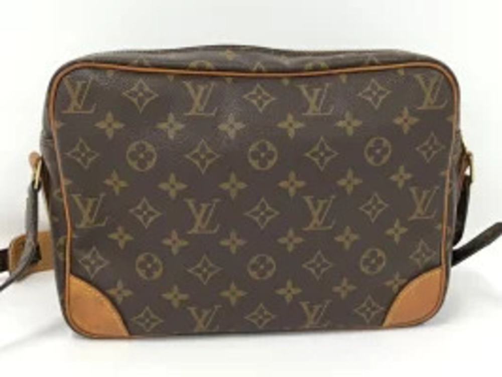 Louis Vuitton Monogram Bag Brown Shoulder Nile Brown